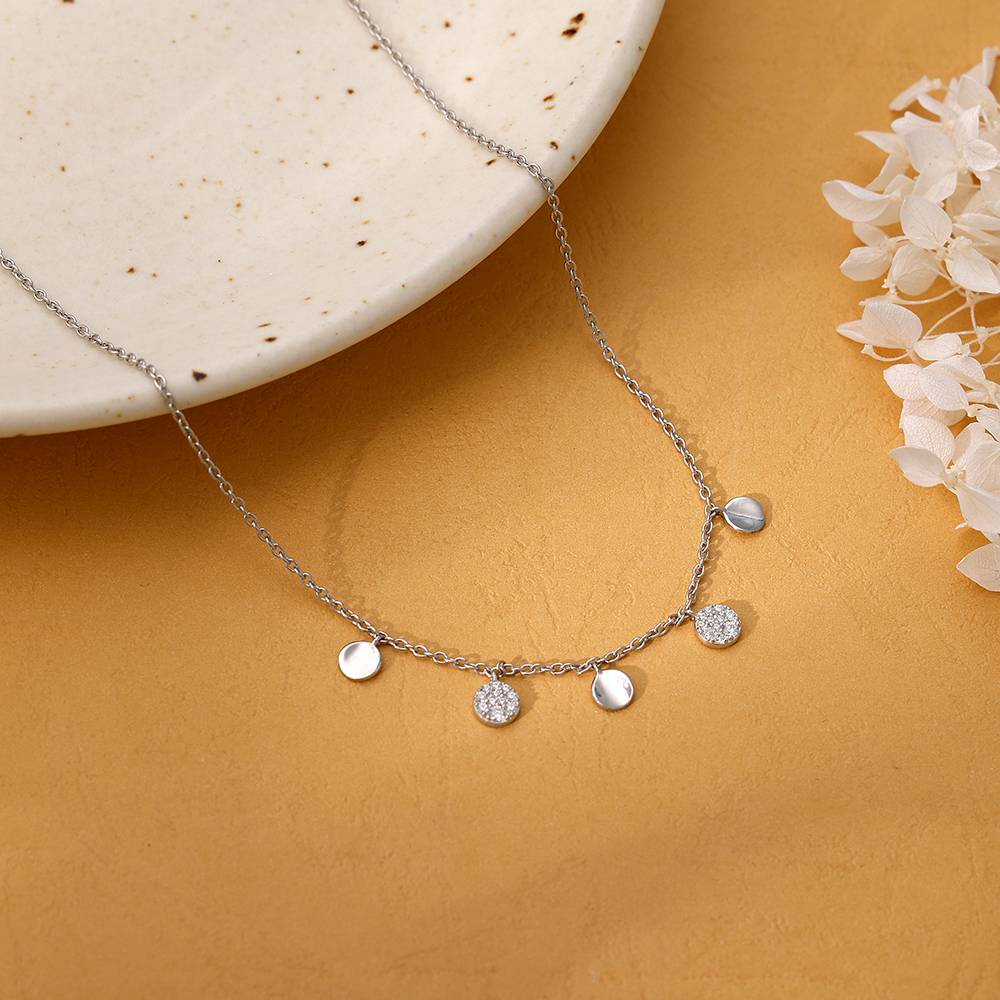 Giva 925 Silver Moonlit Charm Necklace : PD02703