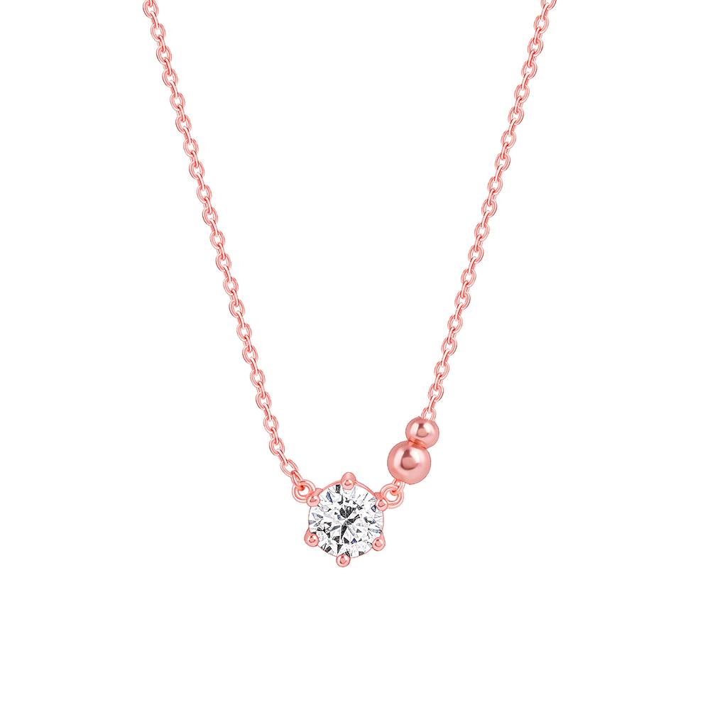 Giva 925 Silver Rose Gold Jovial Necklace : PD02705