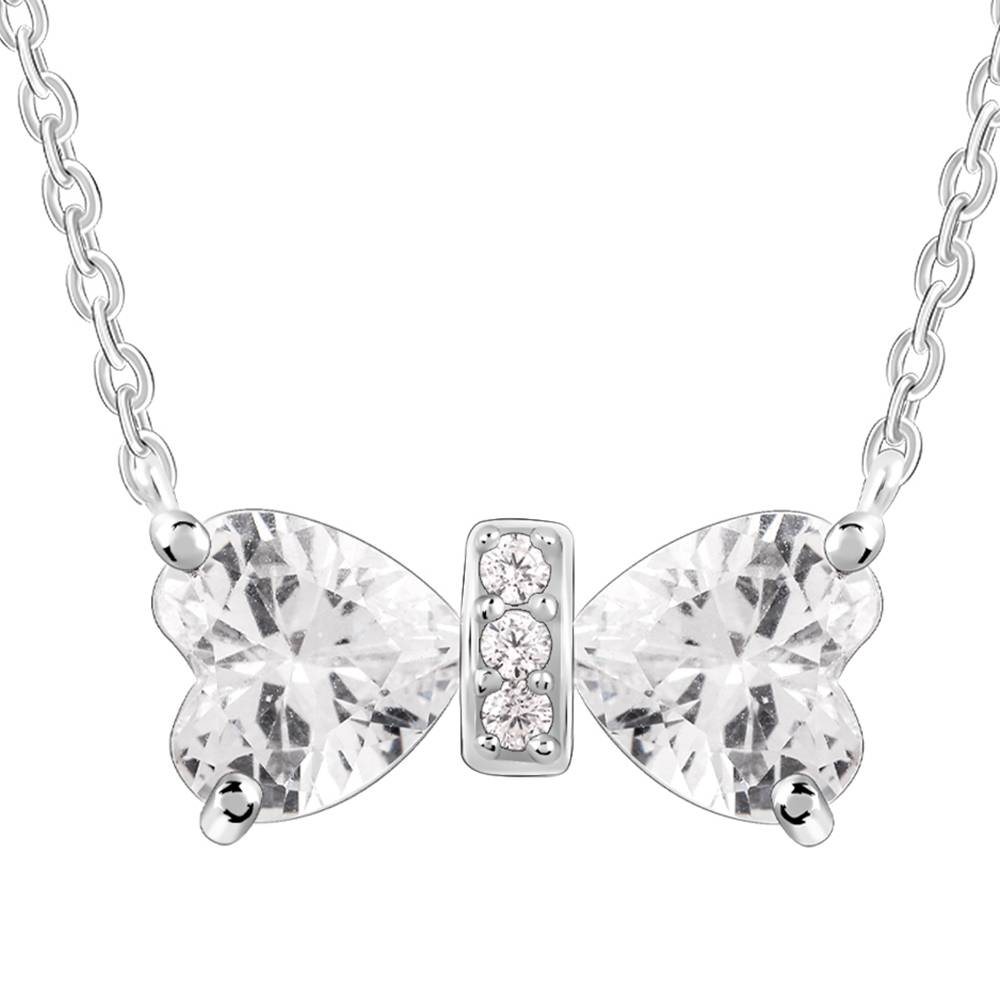 Giva 925 Silver Eloquent Bow Necklace : PD02707