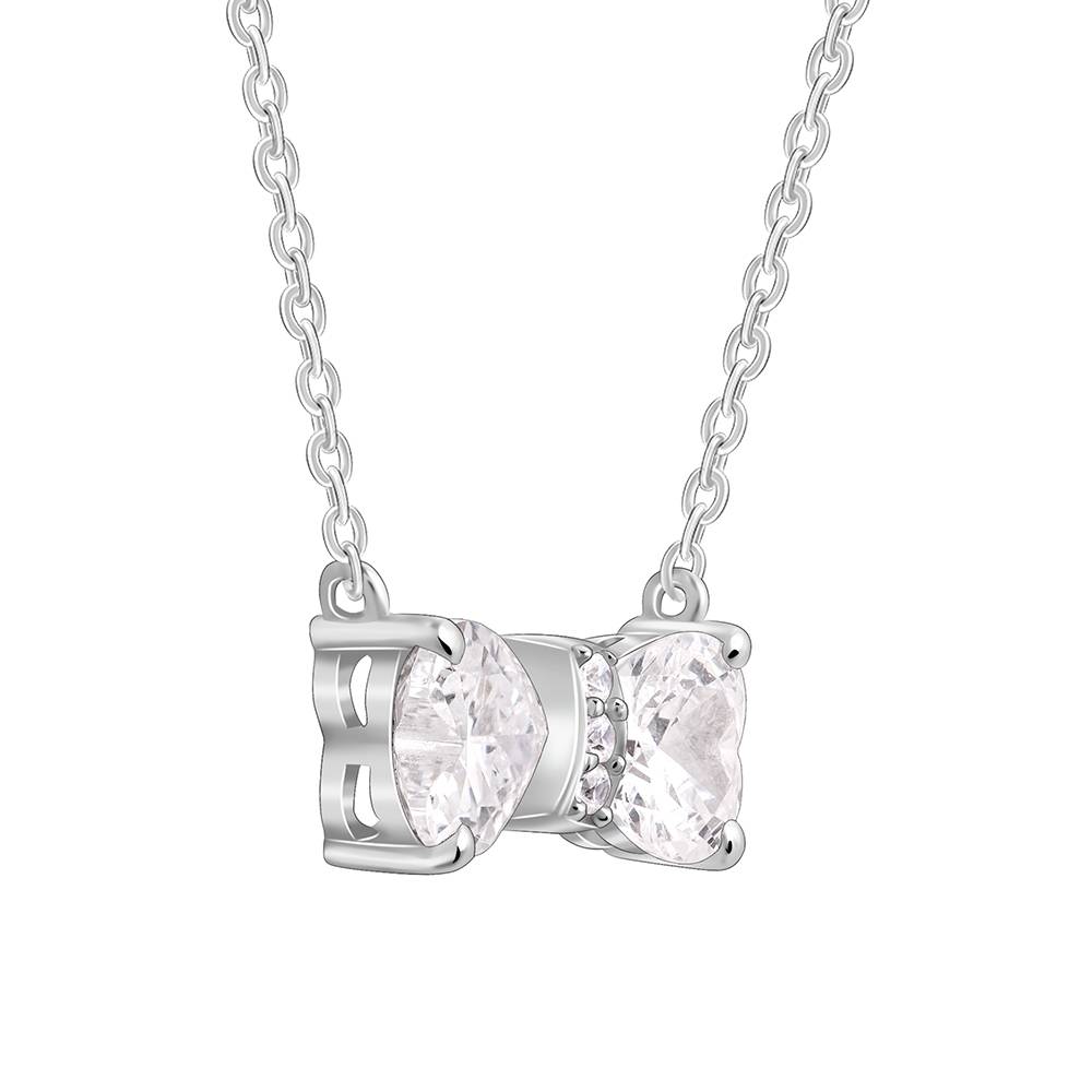 Giva 925 Silver Eloquent Bow Necklace : PD02707