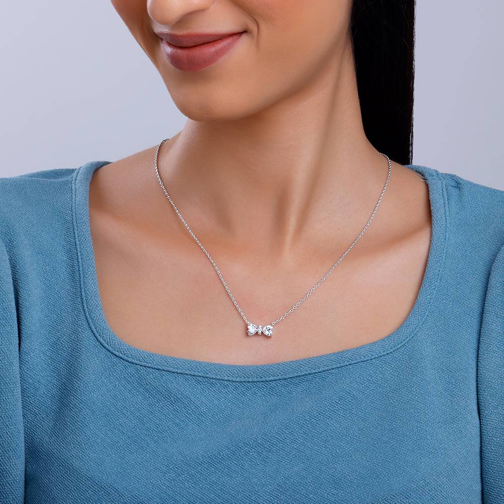 Giva 925 Silver Eloquent Bow Necklace : PD02707