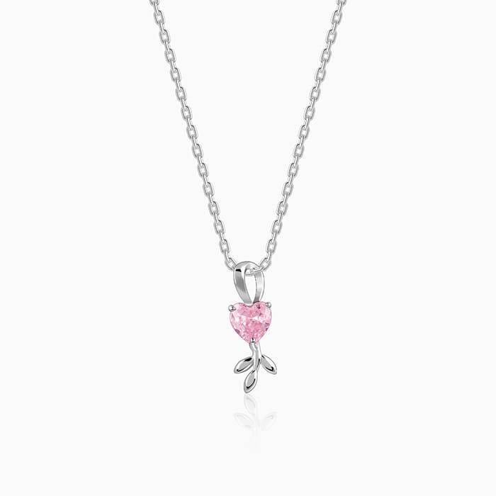 Giva 925 Silver Hearts In Bloom Pendant With Link Chain : PD02717