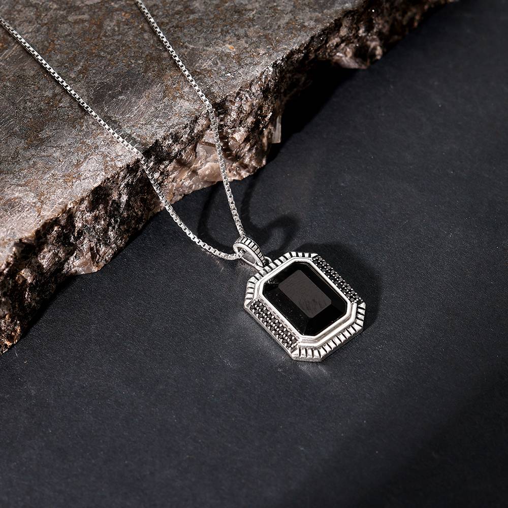 Giva 925 Silver Black Rhodium Dark Phoenix Pendant With Box Chain For Him|  Necklace To Gift Women Girls With Certificate Of Authenticity And 925 