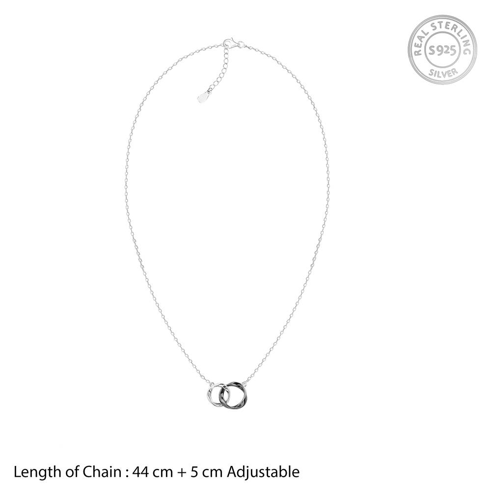 Giva 925 Silver Eternal Knot Pendant With Link Chain : PD02776