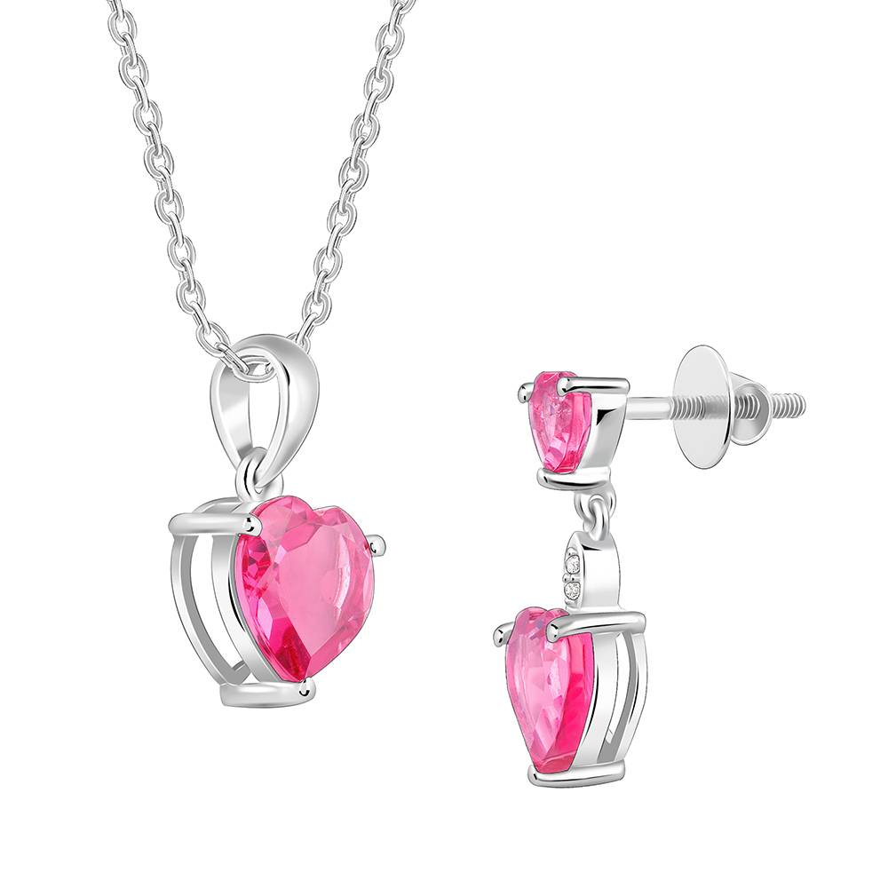 Giva 925 Silver Her Love Set | Gifts For Women And Girls | With Certificate Of Authenticity And 925 Stamp | 6 : PD02781ER03051