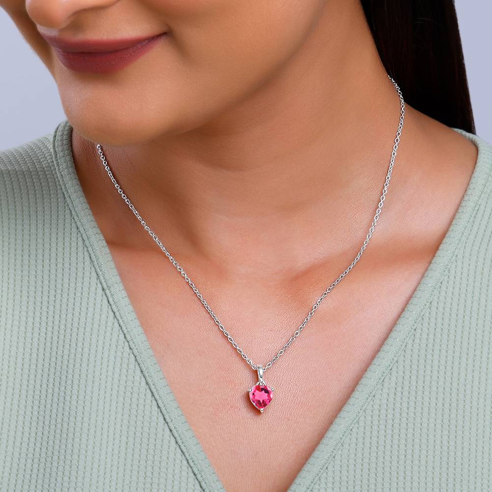 Giva 925 Silver Love Me Pendant With Link Chain| Necklace To Gift Women & Girls | With Certificate Of Authenticity A : PD02781