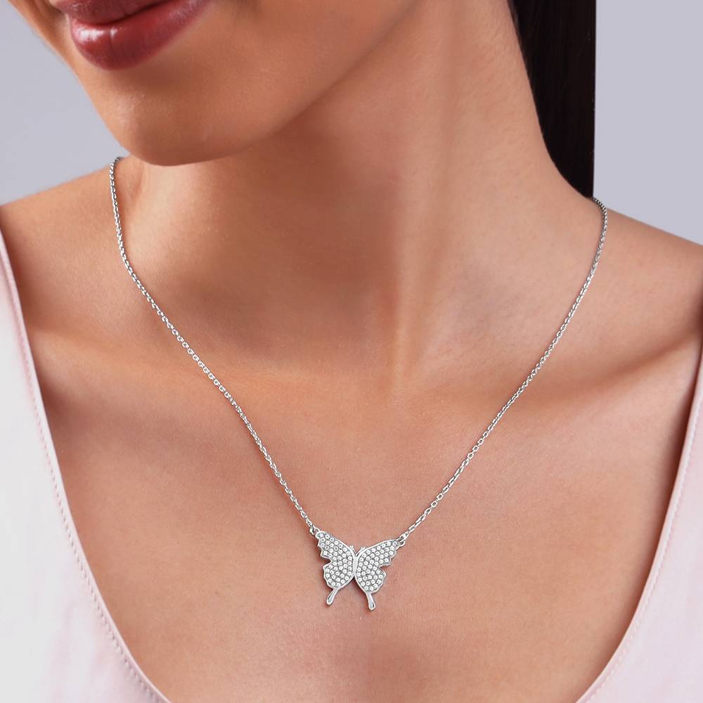 925 Silver Butterfly Magic Necklace : PD02792