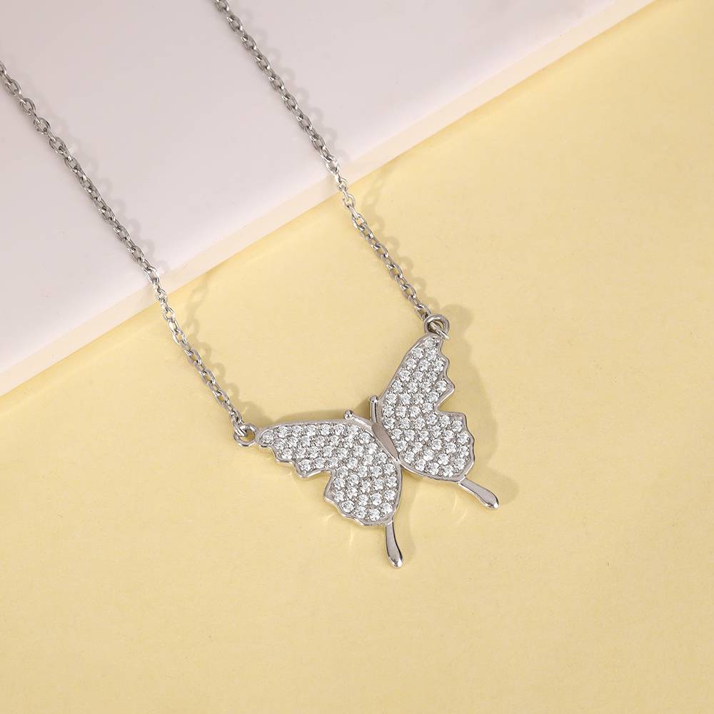 925 Silver Butterfly Magic Necklace : PD02792
