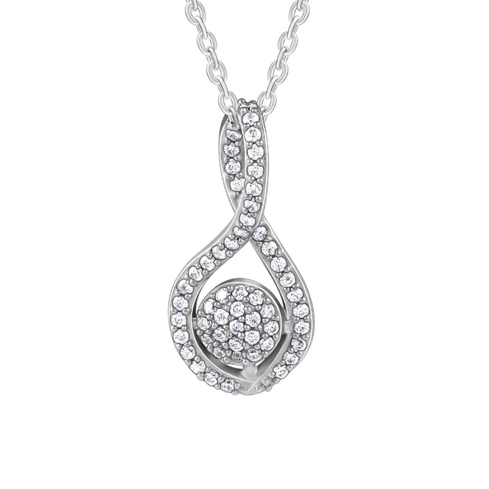 925 Silver Your Bling Pendant With Link Chain : PD02798