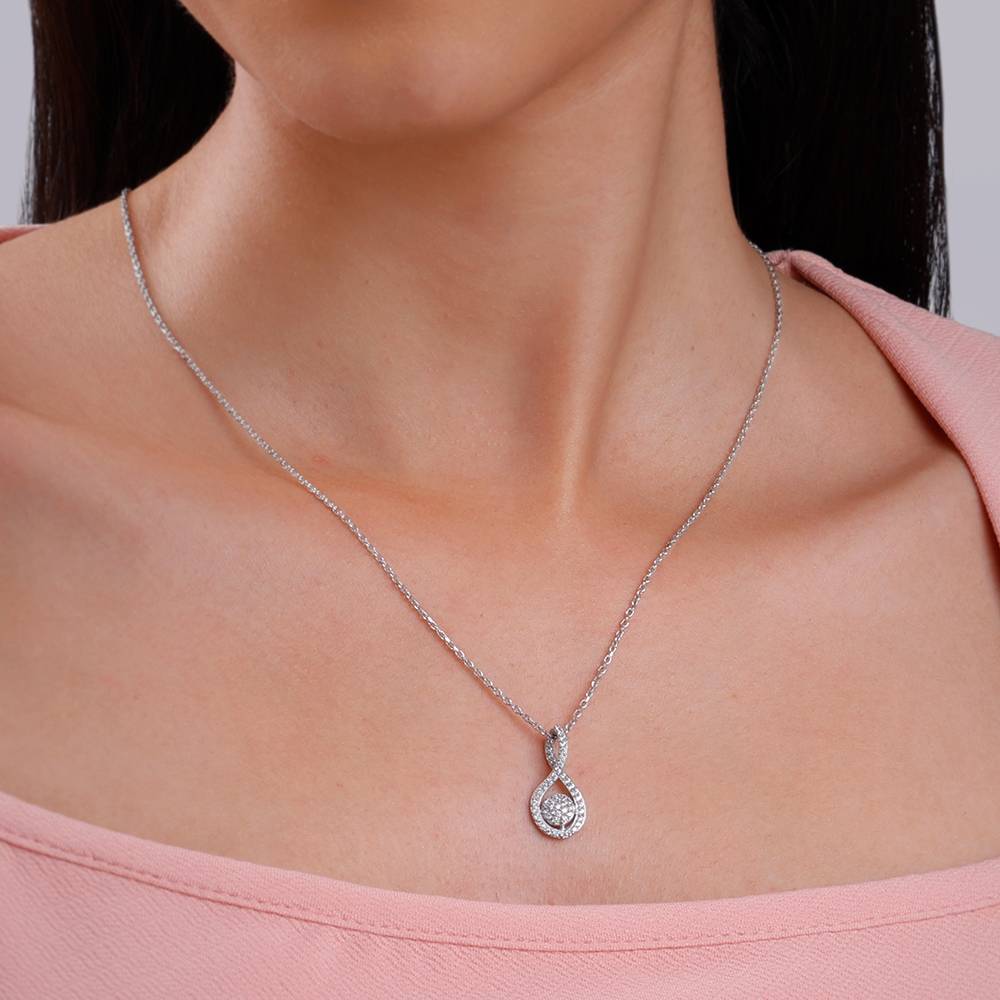 925 Silver Your Bling Pendant With Link Chain : PD02798