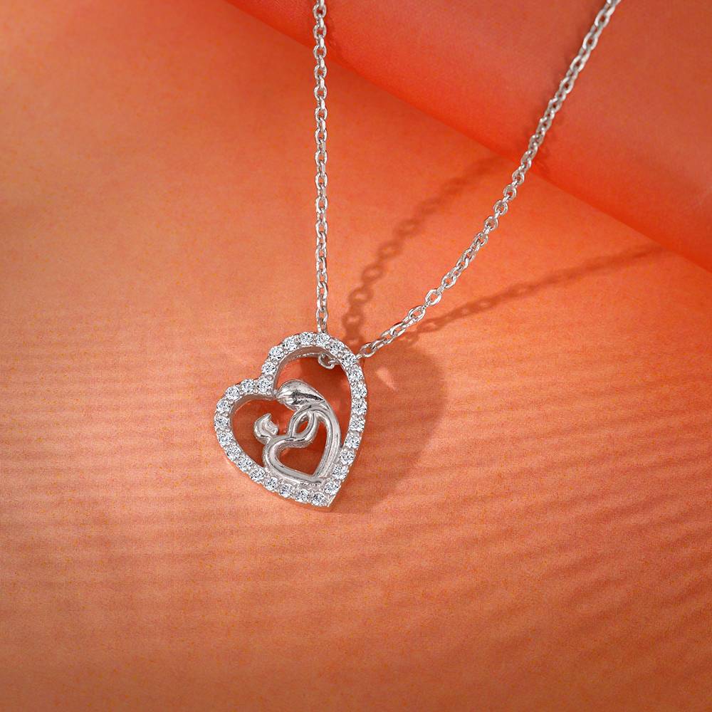 925 Silver Together Always Necklace : PD02814