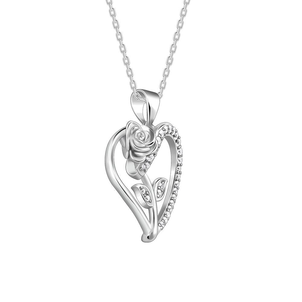 Giva 925 Silver Rooted In Love Pendant With Link Chain| Necklace To Gift Women & Girls | With Certificate Of Authent : PD02816