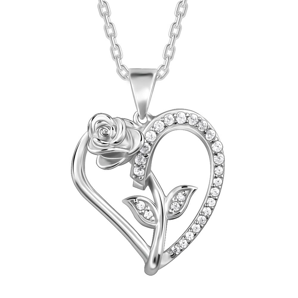 Giva 925 Silver Rooted In Love Pendant With Link Chain| Necklace To Gift Women & Girls | With Certificate Of Authent : PD02816