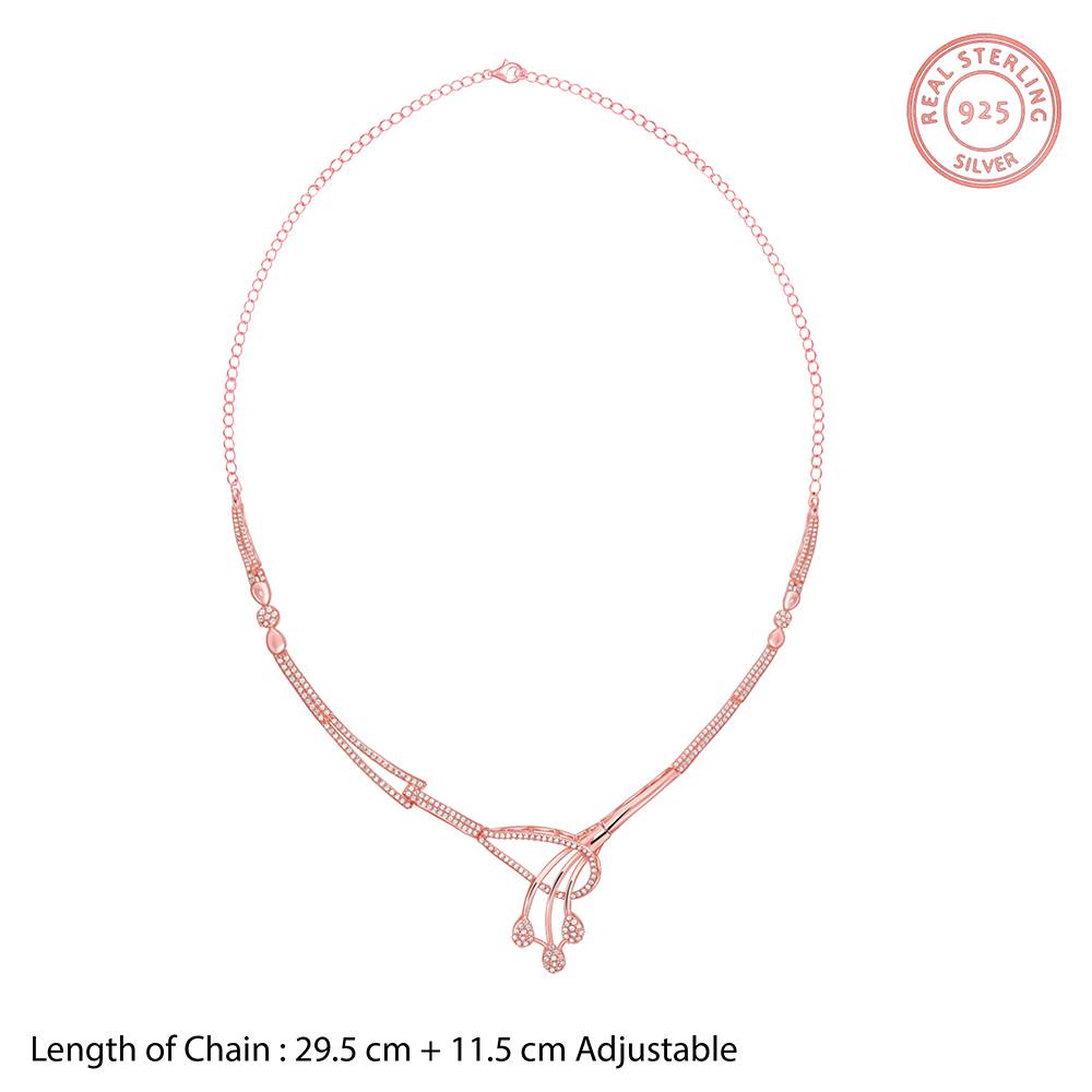 Giva 925 Silver Iva Rose Gold Elegant Elixir Set : PD02820ER03108