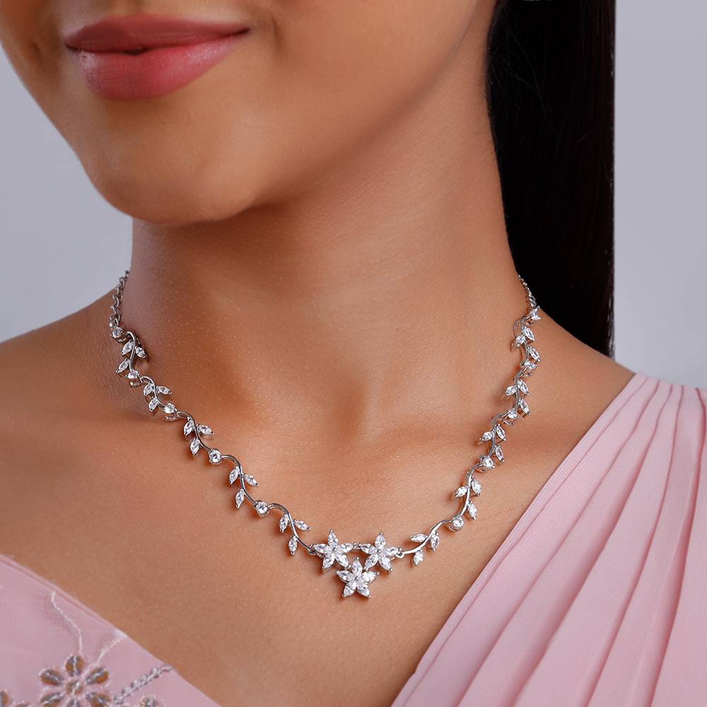 925 Silver Moonvine Magic Necklace : PD02822