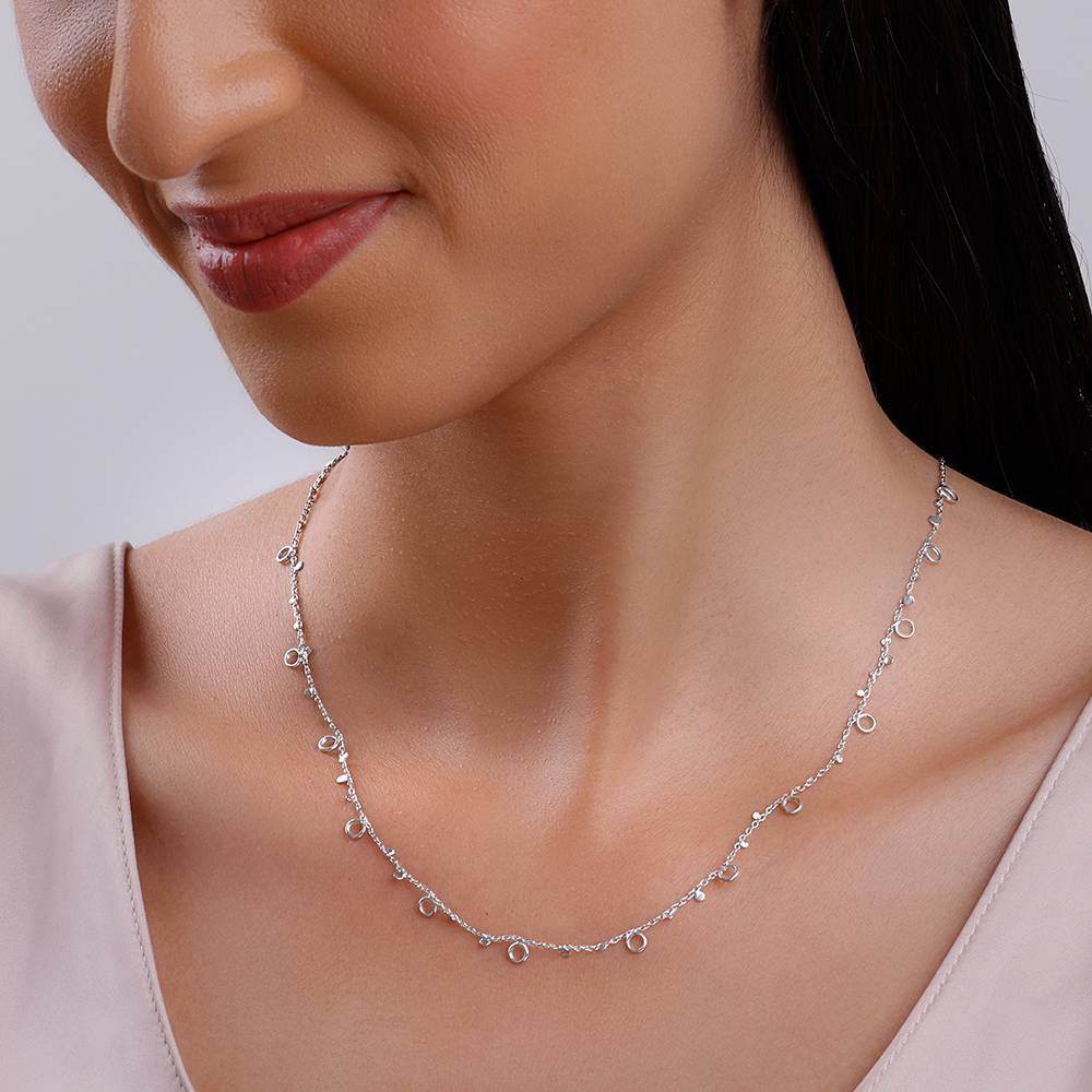 925 Silver Deserving Beauty Necklace : PD02825