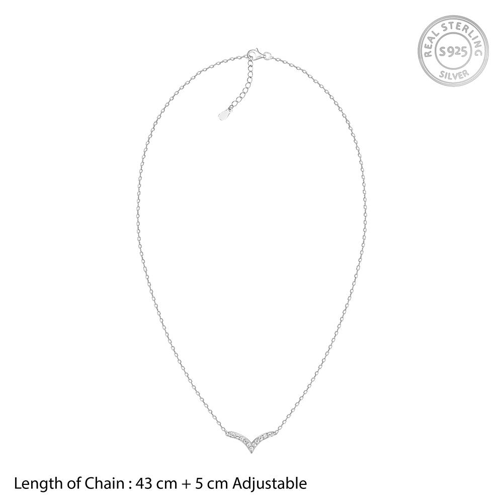 925 Silver Avya Necklace : PD02842