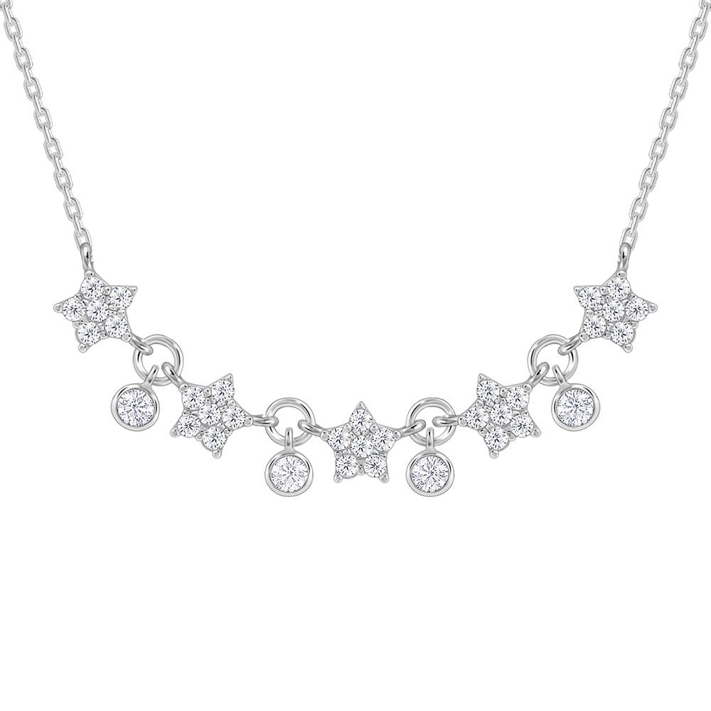Giva 925 Silver Floral Serenade Necklace : PD02888