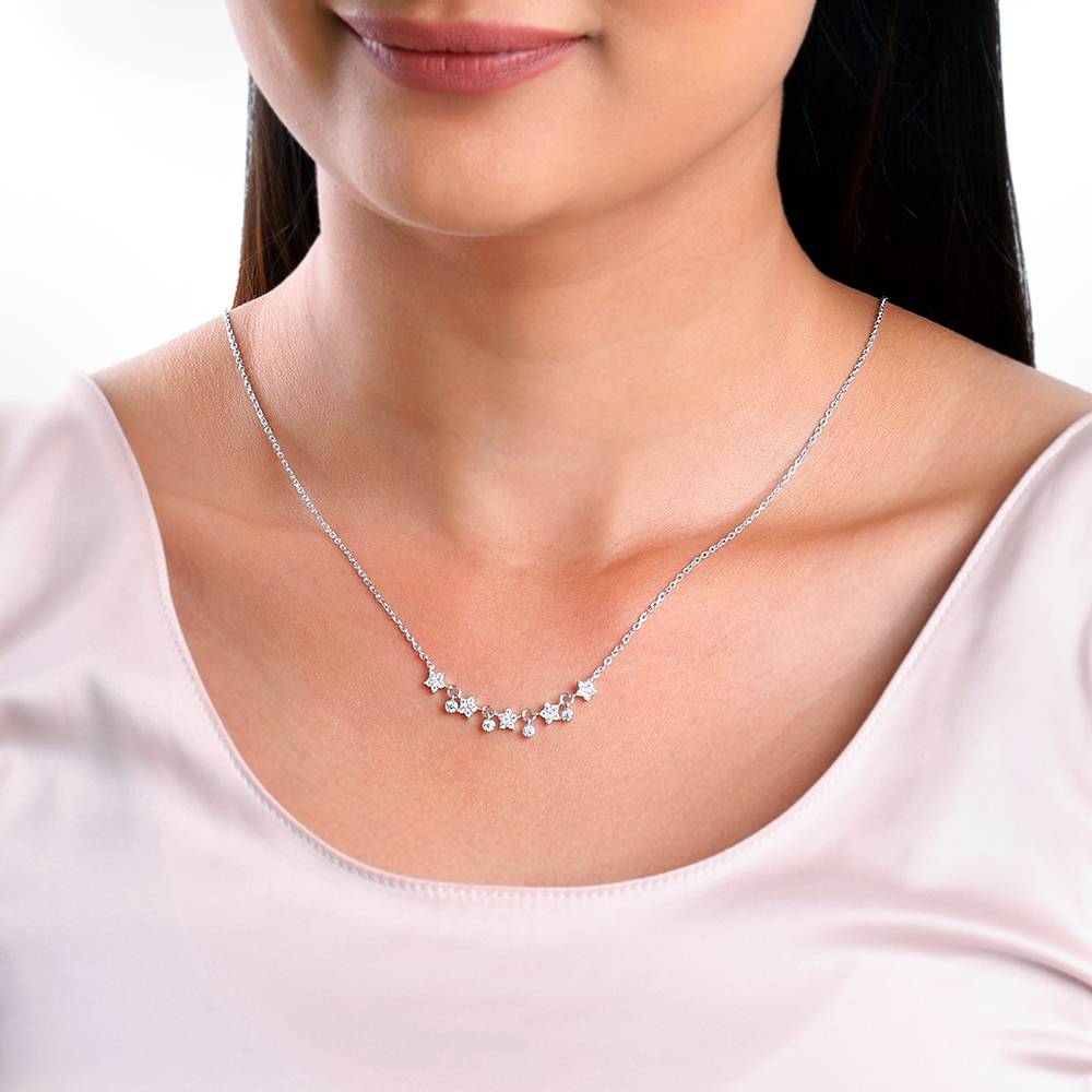 Giva 925 Silver Floral Serenade Necklace : PD02888