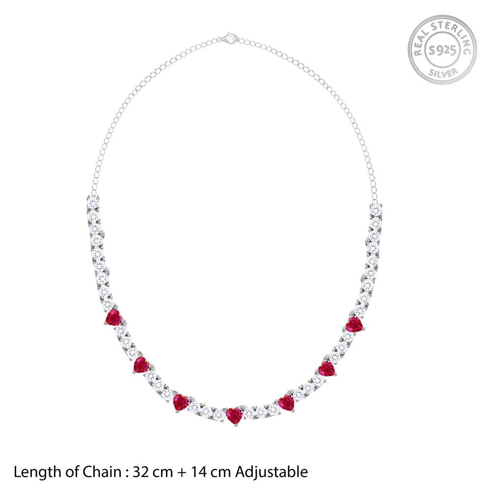925 Silver Crimson Crush Set : PD02901ER03161