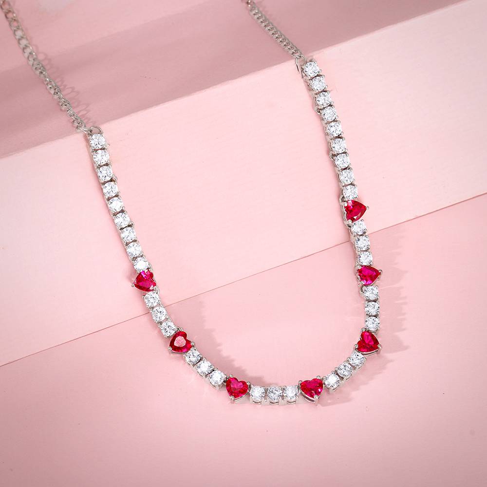 925 Silver Crimson Crush Necklace : PD02901