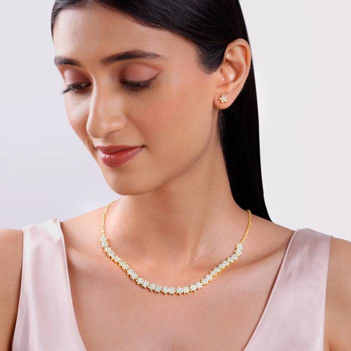 Giva 925 Silver Golden Marilyn Set : PD02919ER03168
