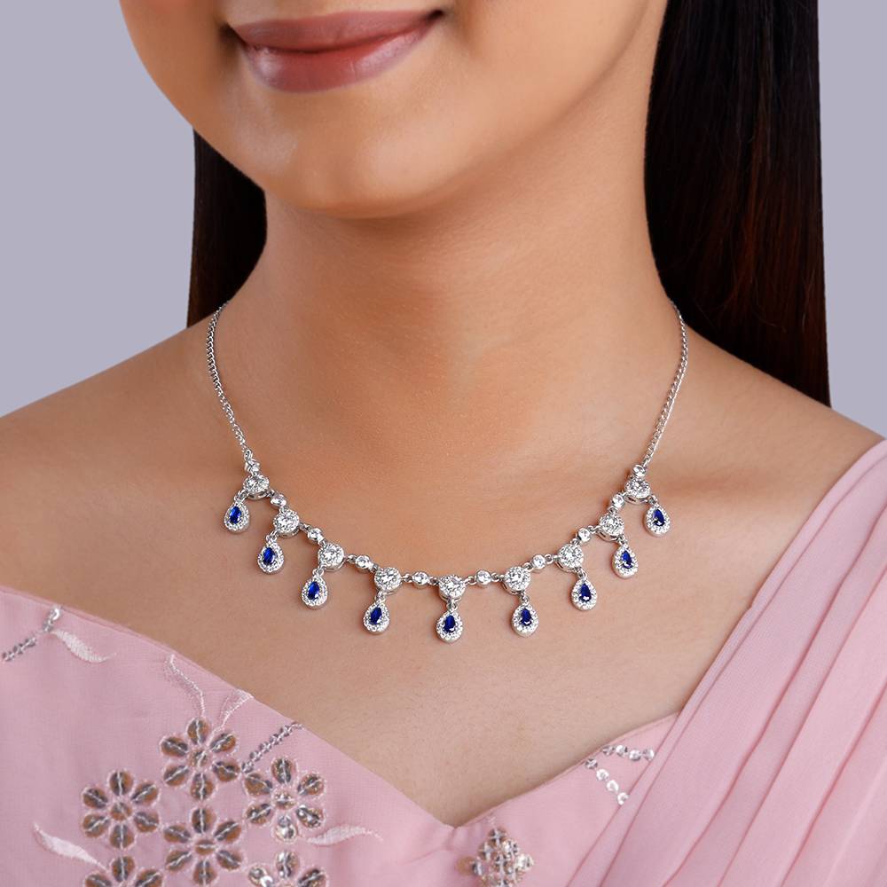 Giva 925 Silver Graceful Adornare Necklace : PD02924