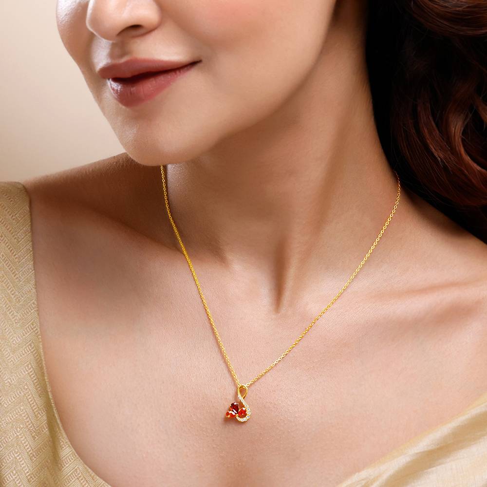 Golden Aurora Necklace| Necklace To Gift Women & Girls : PD02954