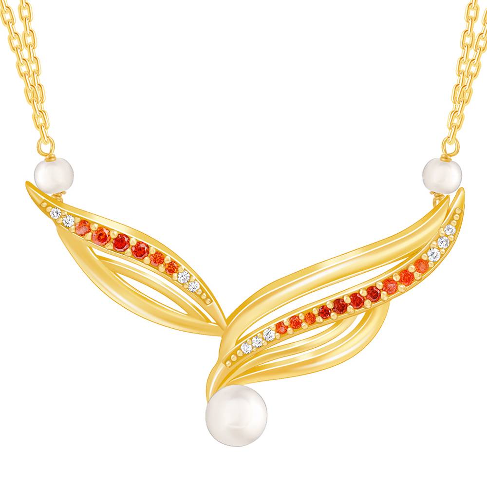 Golden Mahadevi Necklace| Pendant To Gift Women & Girls : PD02975