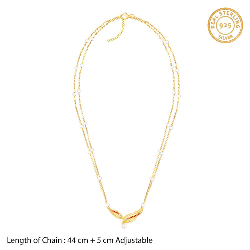 Golden Mahadevi Necklace| Pendant To Gift Women & Girls : PD02975