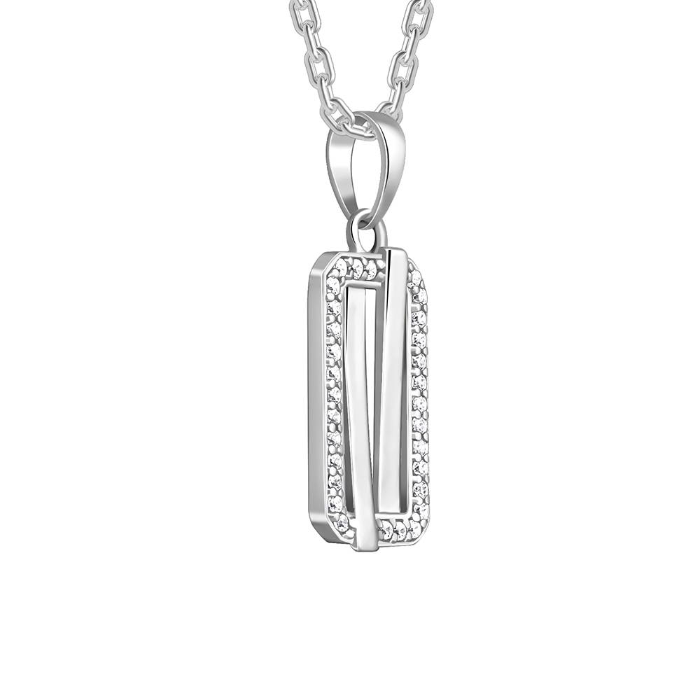 Giva 925 Silver Lumen Frame Pendant With Link Chain For Him : PD03001