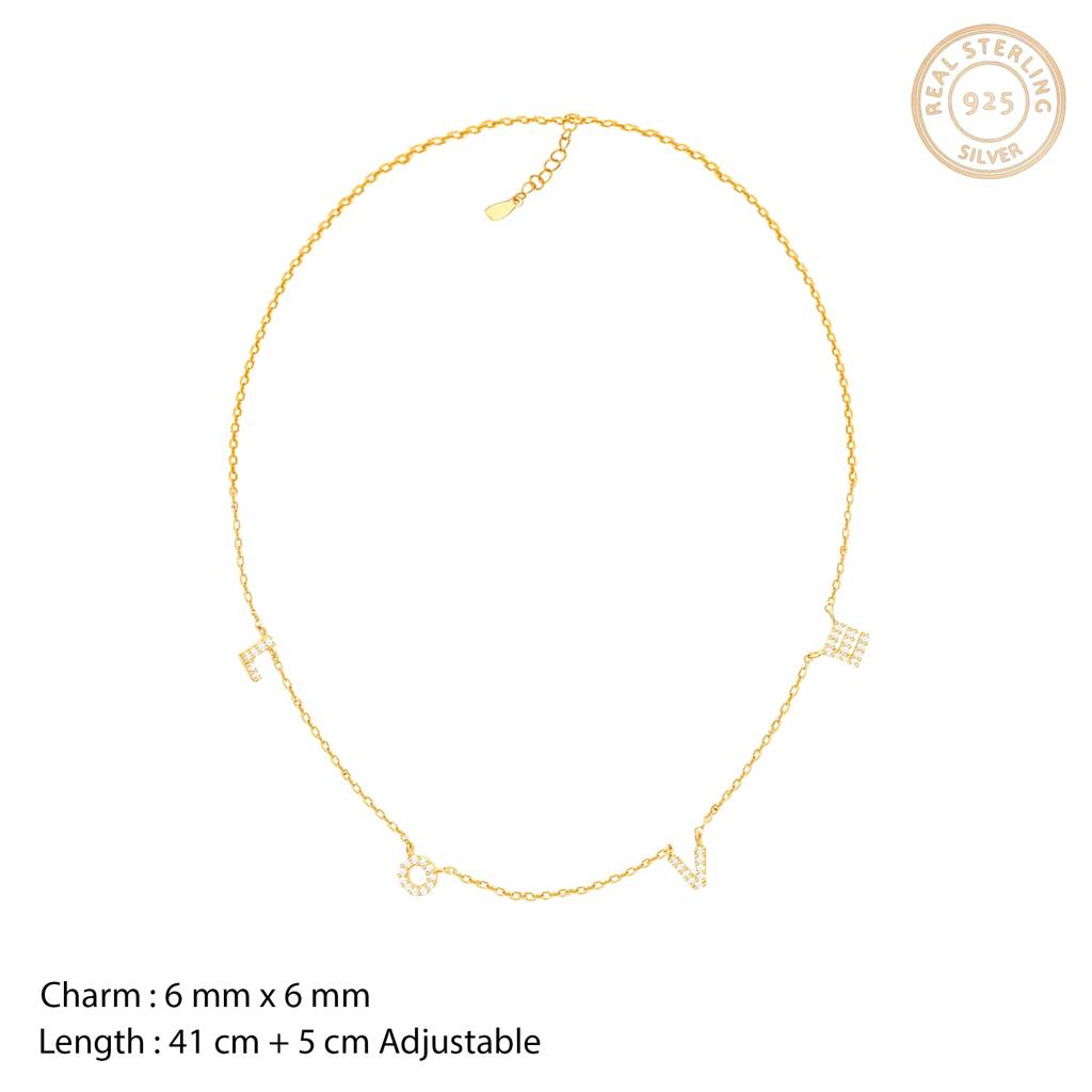 Golden Love Necklace : PD0375