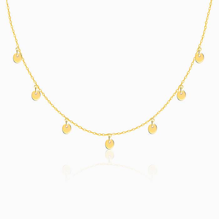 Golden Mini Charm Necklace : PD0383