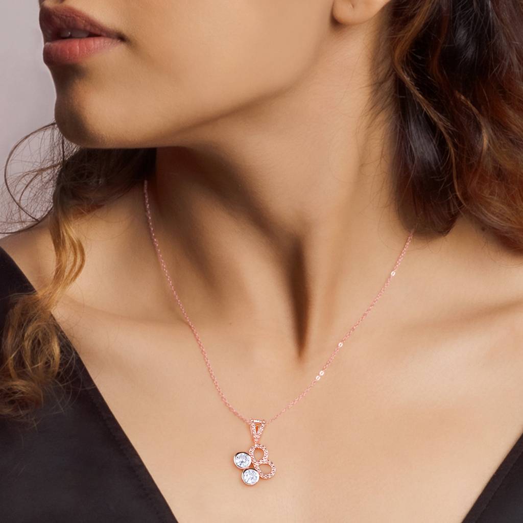 Rose Gold Blossom Glory Pendant : PD0451