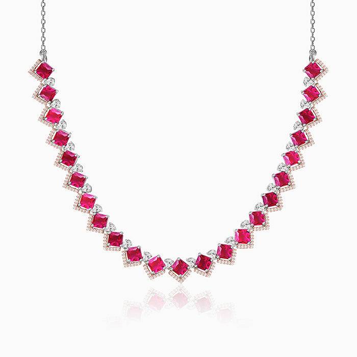 Anushka'S Royal Pink Necklace : PD0468