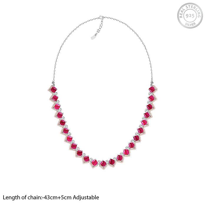 Anushka'S Royal Pink Necklace : PD0468