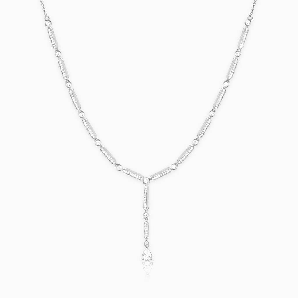 Zircon Silver Night Necklace : PD0515