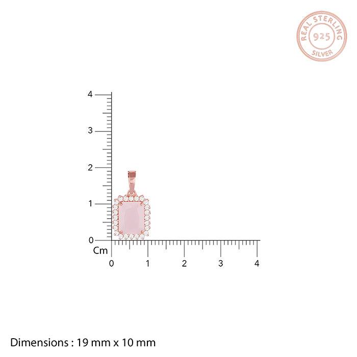 Rose Gold Fairytale Pendant With Link Chain : PD0523