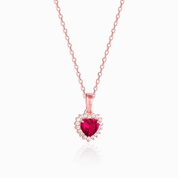 Giva 925 Rose Gold Pretty In Pink Pendant With Link Chain| Necklace To Gift Women & Girls | With Cer : PD0524