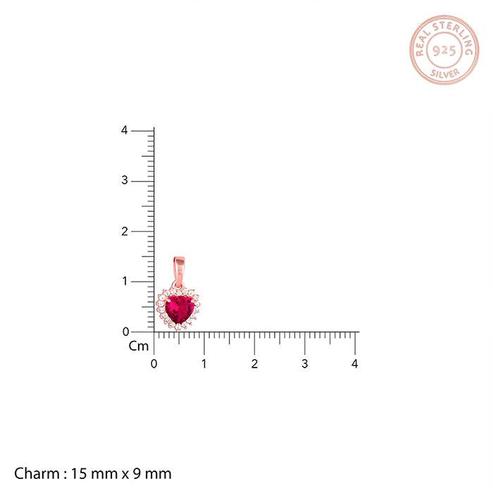 Giva 925 Rose Gold Pretty In Pink Pendant With Link Chain| Necklace To Gift Women & Girls | With Cer : PD0524