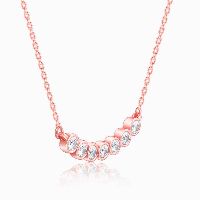 Rose Gold Sweet Love Necklace : PD0529