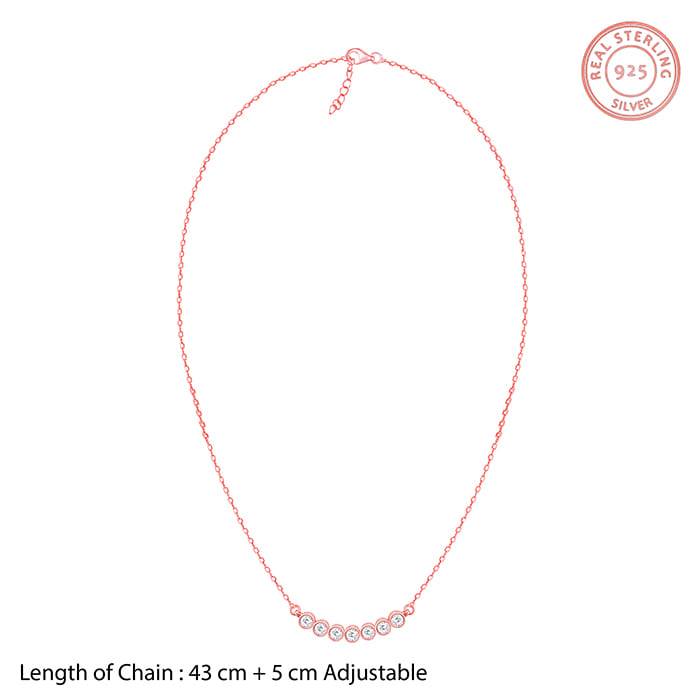 Rose Gold Sweet Love Necklace : PD0529