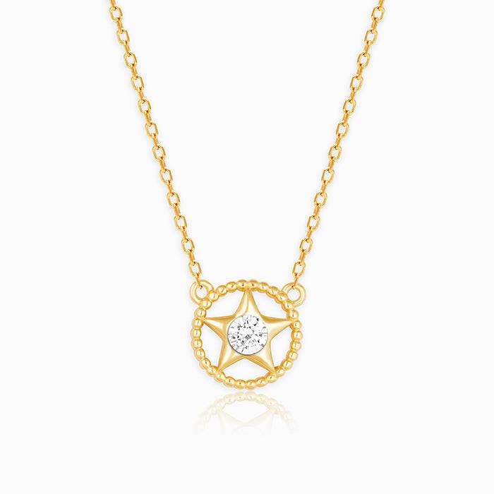 Golden Stargaze Necklace : PD0574