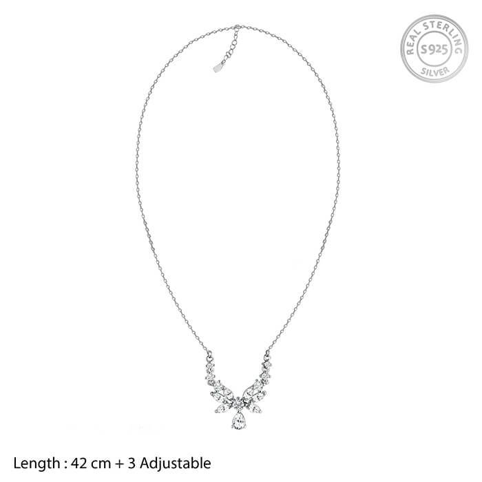 Silver Chrysalis Necklace : PD0641