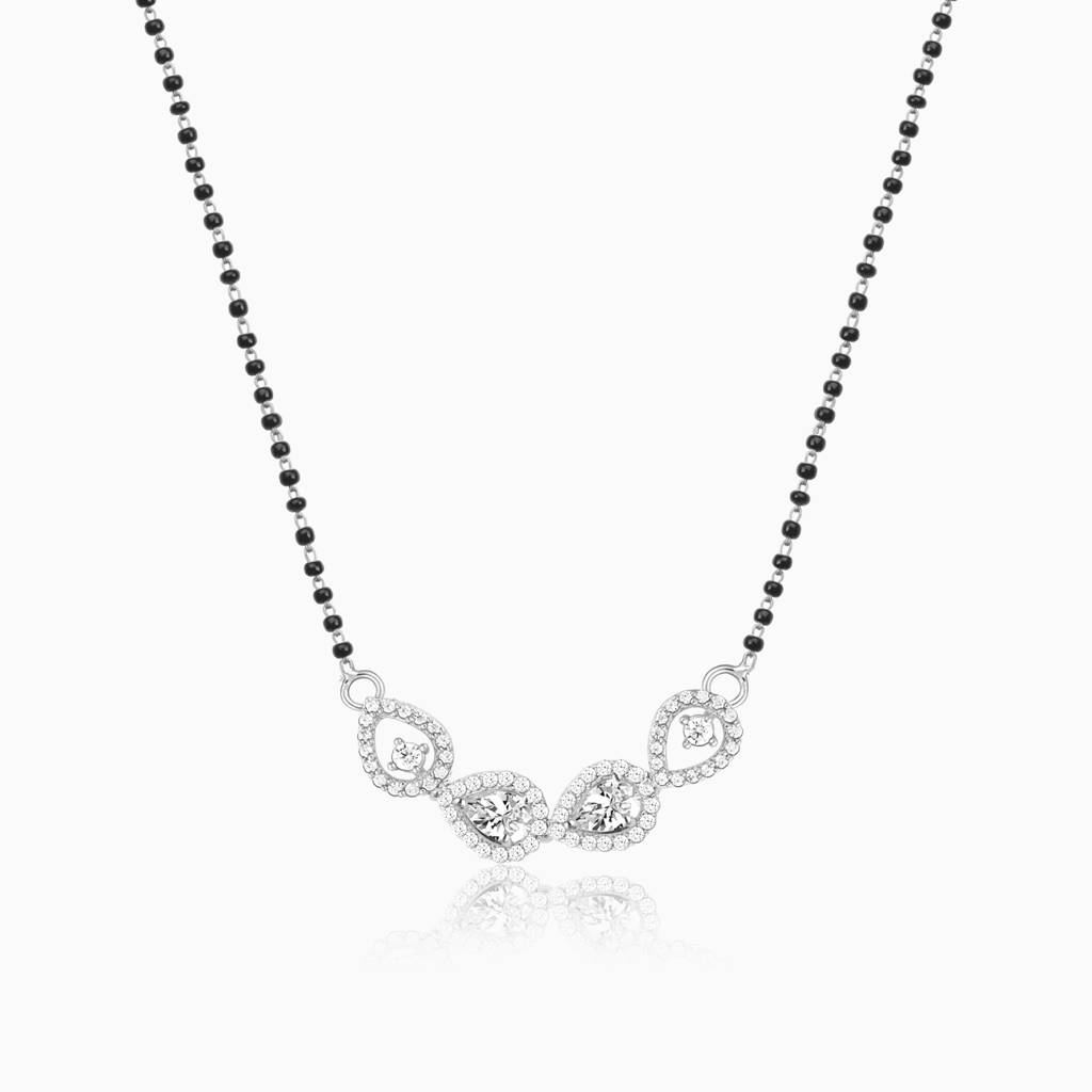 Silver Alluring Mangalsutra : PD0672