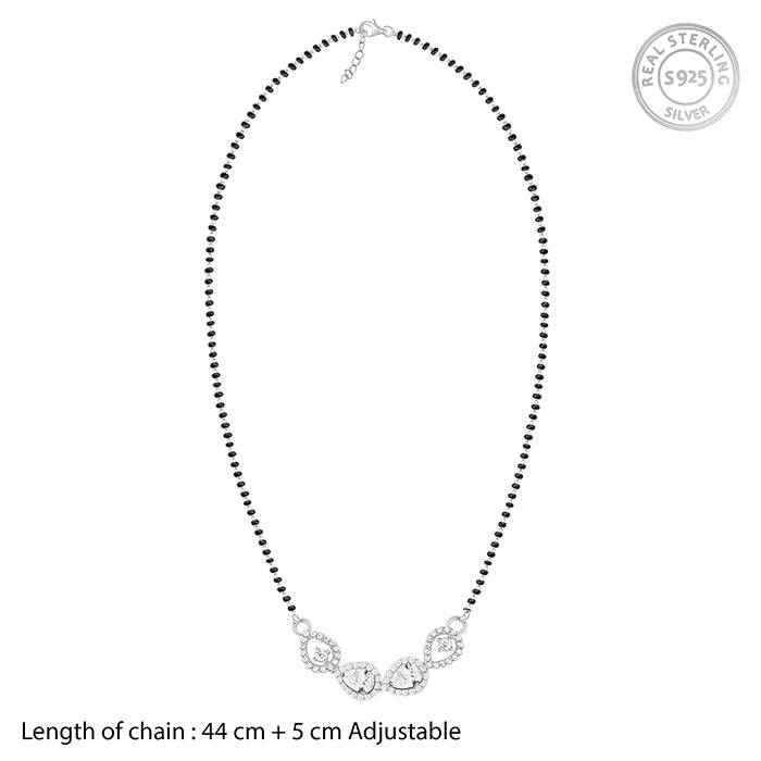 Silver Alluring Mangalsutra : PD0672