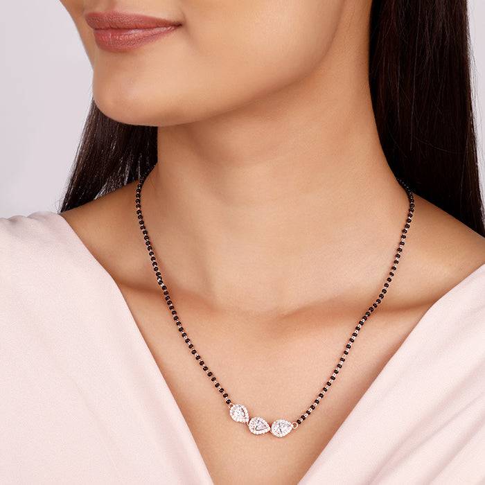 Rose Gold Iconic Love Mangalsutra : PD0675