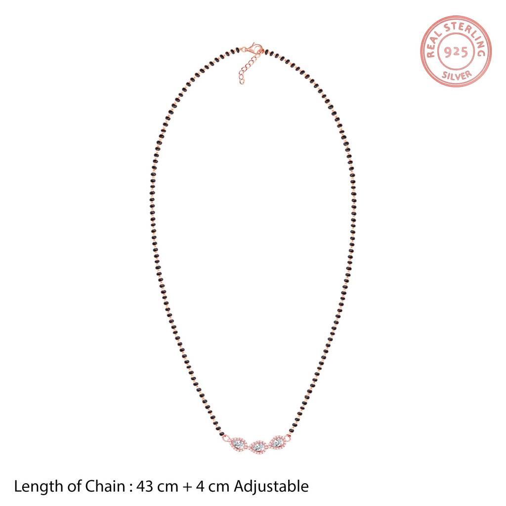 Rose Gold Iconic Love Mangalsutra : PD0675
