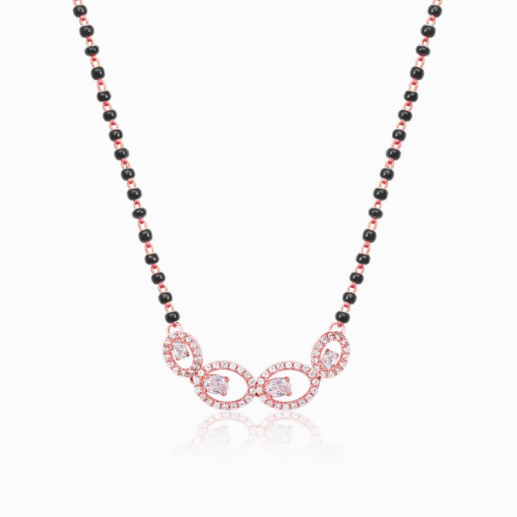 Rose Gold Eternal Love Mangalsutra : PD0677