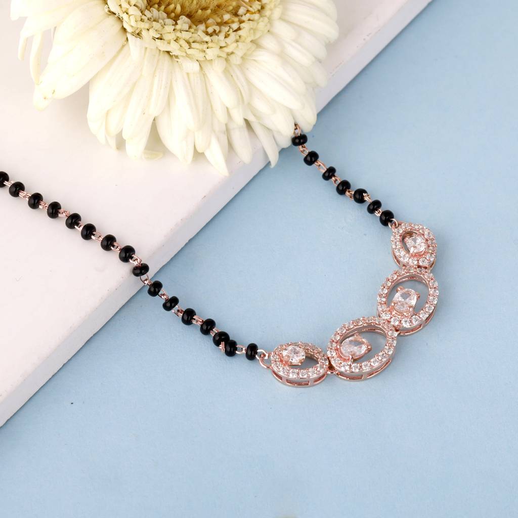 Rose Gold Eternal Love Mangalsutra : PD0677